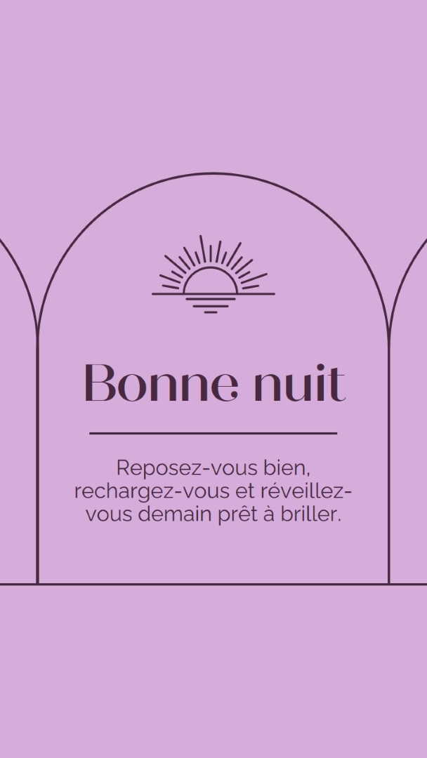 Reposez-vous bien et rechargez purple organic,boho,lines,simple,symmetrical,