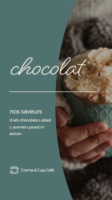 Délicieux chocolat chaud gray modern,simple,cozy