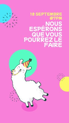 Nous espérons que vous pourrez le faire pink bold.-playful,graphic