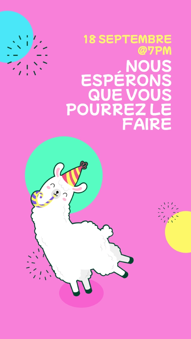 Nous espérons que vous pourrez le faire pink bold.-playful,graphic