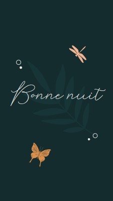 Une bonne nuit simple blue whimsical,bohemian,graphic,simple,motif,handwriting,illustration,