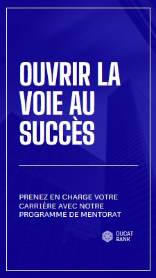 Prendre en charge votre carrière blue traditional,corporate,image,frame,modern,photo