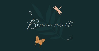 Une bonne nuit simple blue whimsical,bohemian,graphic,simple,motif,handwriting,illustration,