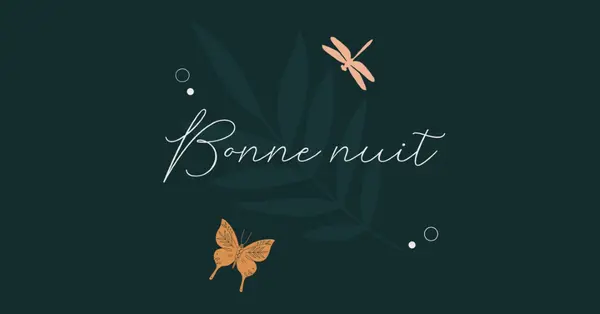 Une bonne nuit simple blue whimsical,bohemian,graphic,simple,motif,handwriting,illustration,