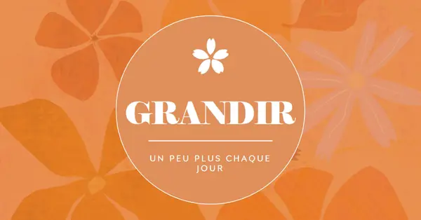 Augmenter chaque jour orange vintage,botanical,frame,rustic,motif,background,
