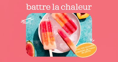 Battre la chaleur avec une popsicle black bright,playful,summer