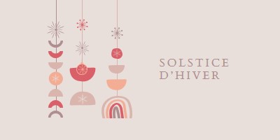 Un solstice d’hiver agréable gray organic-boho