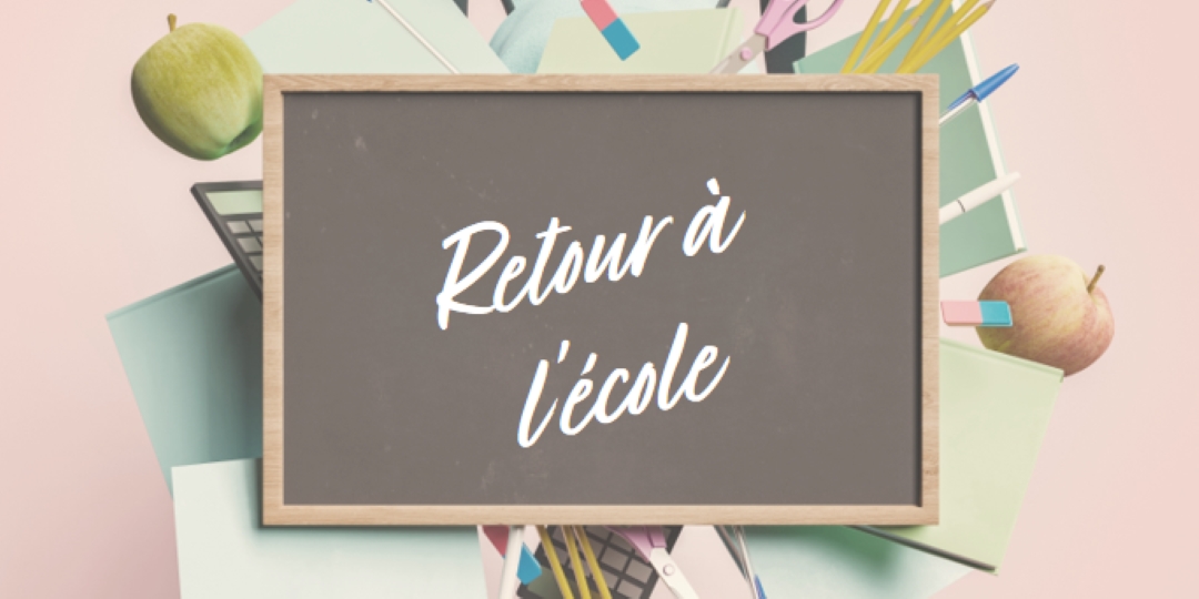 Vivre et apprendre pink modern-simple