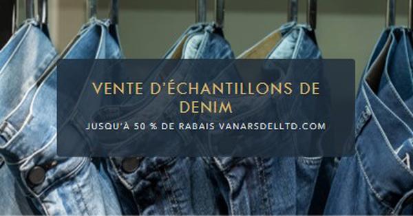 Denim tendance blue modern-simple