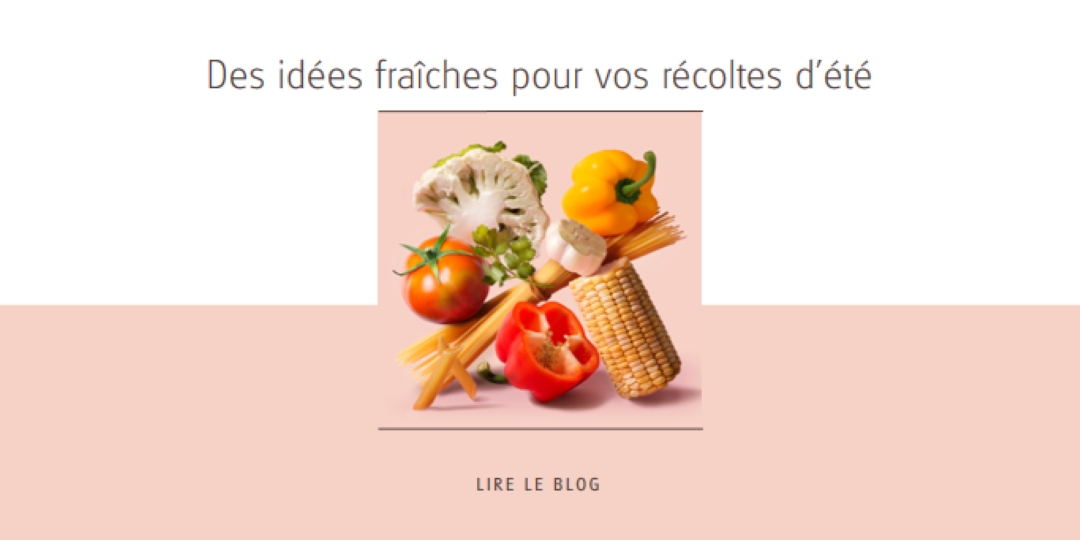 Récolte d’été pink modern-simple
