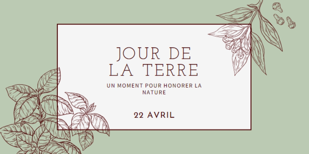 Tu veux dire le monde pour moi green vintage-botanical