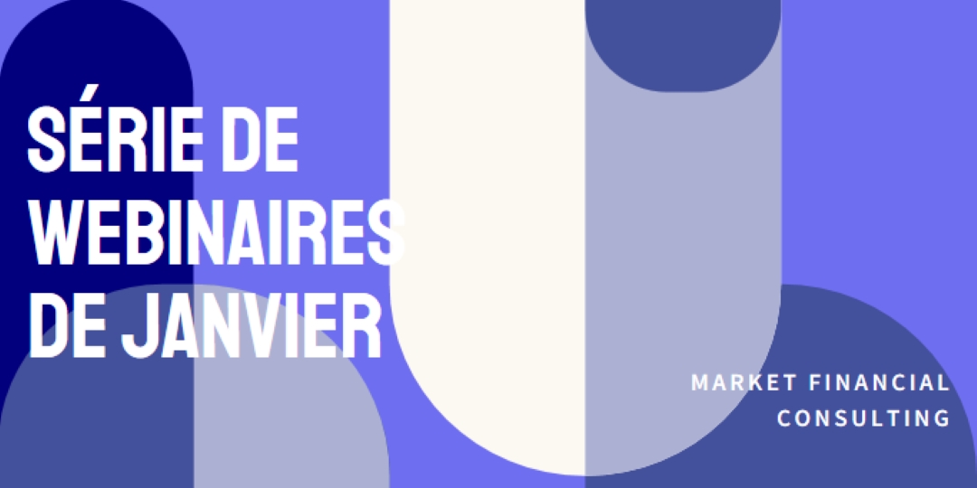 Série de webinaires de janvier blue modern-bold