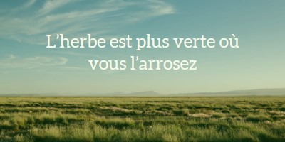 Une meilleure nature blue modern-simple