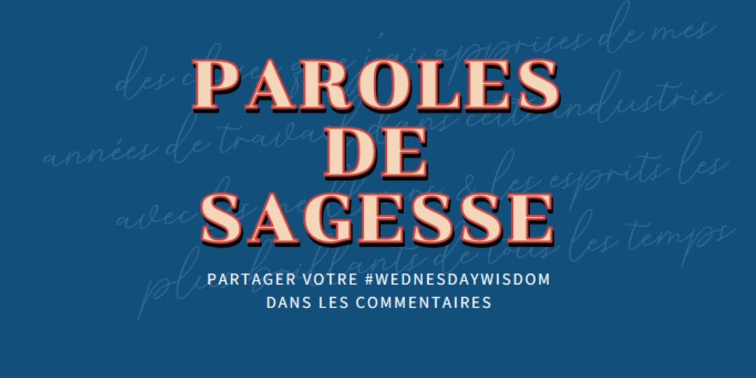 Word aux sages blue modern-simple
