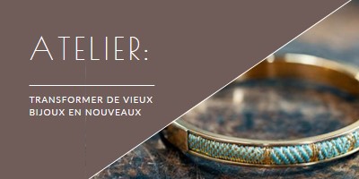 Atelier bijoux brown organic-simple