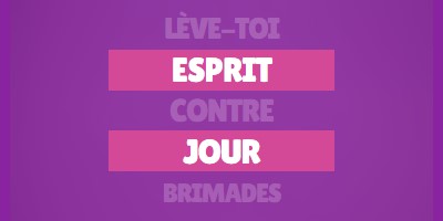 Se lever contre l’intimidation purple modern-bold