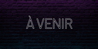 Bientôt disponible pour vous purple modern-bold