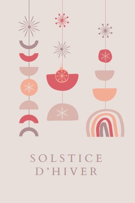 Un solstice d’hiver agréable gray organic-boho