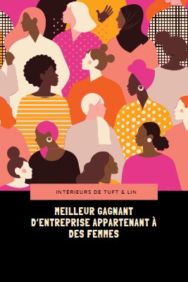 Meilleure entreprise appartenant à des femmes black modern-bold