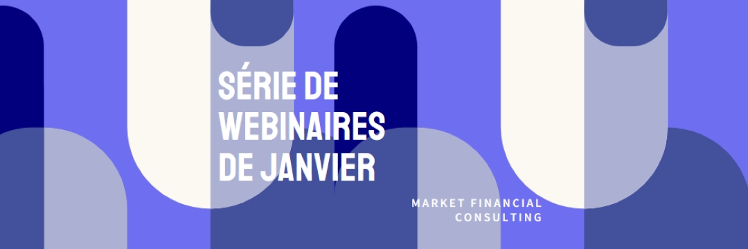 Série de webinaires de janvier blue modern-bold