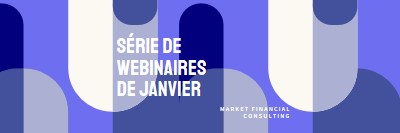 Série de webinaires de janvier blue modern-bold