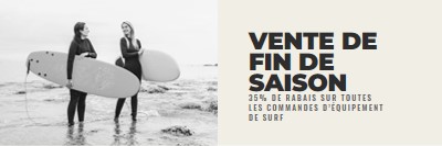 Les joies de la plage gray modern-bold