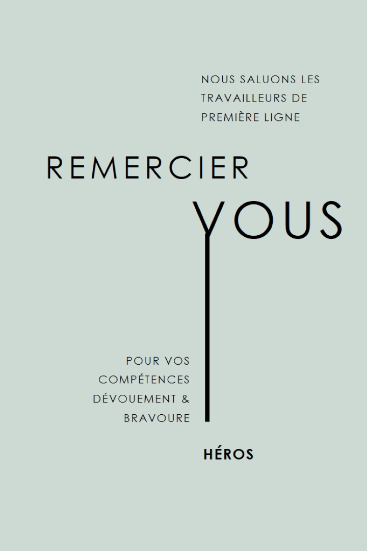 Nous vous saluons gray modern-simple