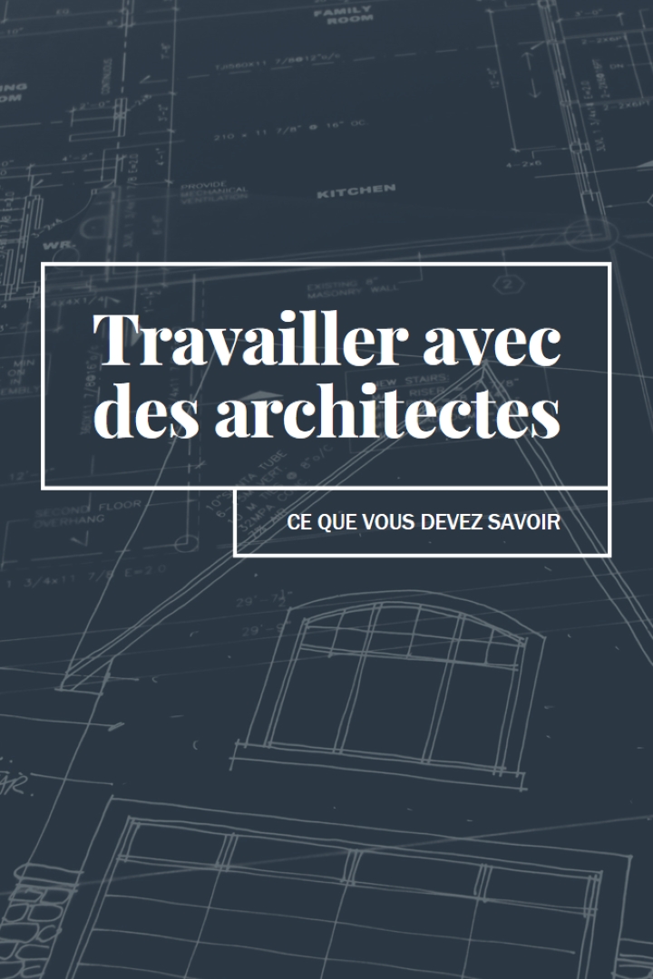 Grands plans blue modern-simple