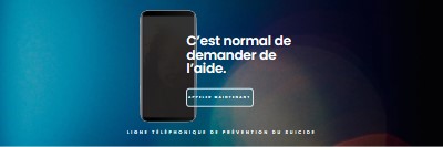 Demander de l’aide blue modern-simple