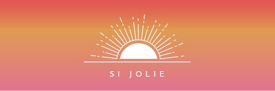 Tellement joli comme un coucher de soleil red organic-boho