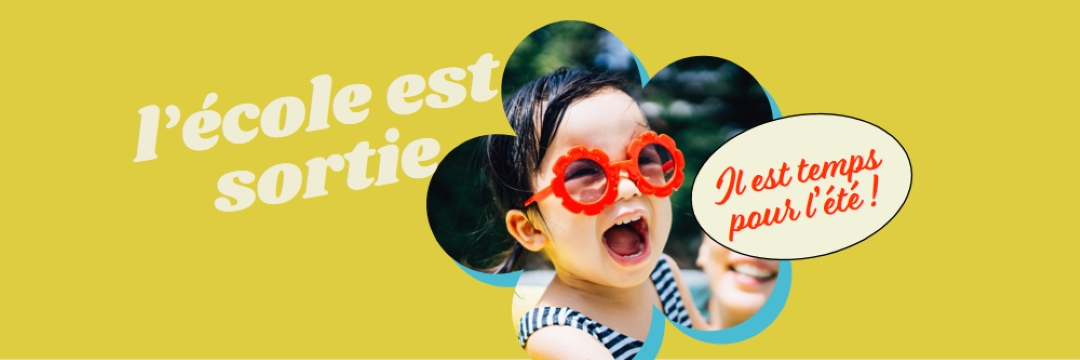 L’école est dehors, la piscine est en yellow whimsical-color-block