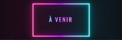 À venir black modern-bold