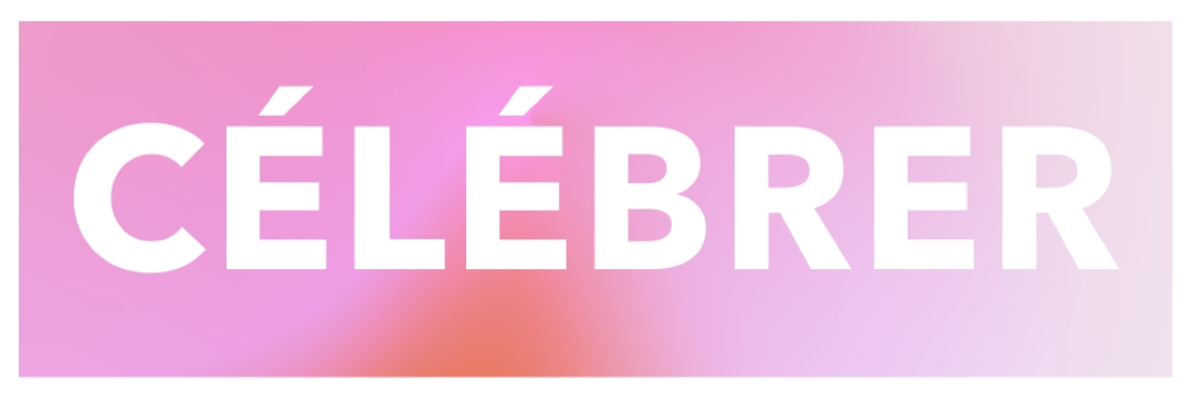 Célébrons avec style pink modern-bold