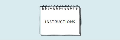 Vos instructions blue whimsical-line