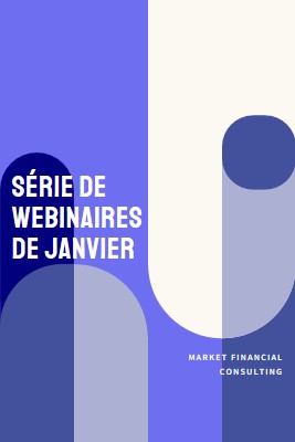 Série de webinaires de janvier blue modern-bold