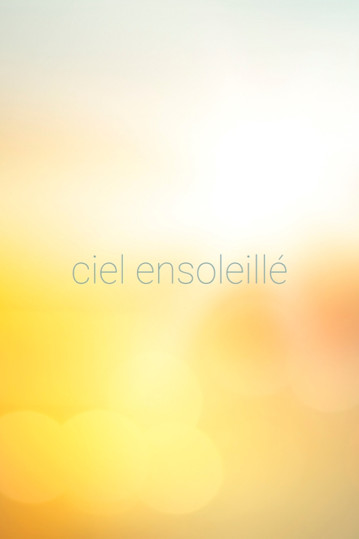 Ciel ensoleillé yellow modern-simple