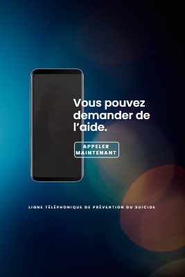 Demander de l’aide blue modern-simple