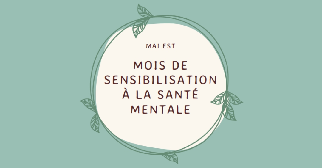 Honorer la sensibilisation à la santé mentale green organic-simple