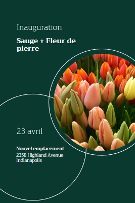 Ouverture d’une boutique florale green modern-simple