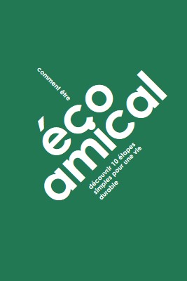 Éco-conseil green modern-bold