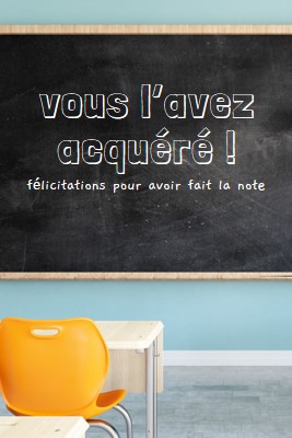 Fait la note blue modern-simple