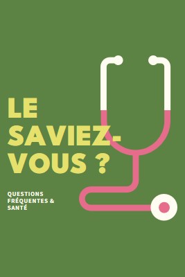 Le saviez-vous ? green modern-bold