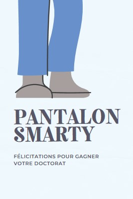 Pantalon smarty blue modern-color-block