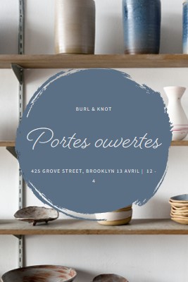 Portes ouvertes du magasin de poterie gray modern-simple