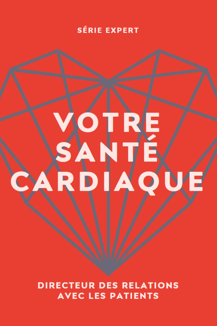 Votre santé cardiaque red modern-bold