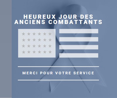 Hommage aux anciens combattants américains gray modern-simple