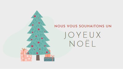 Je vous souhaite un joyeux Noël pink whimsical-color-block