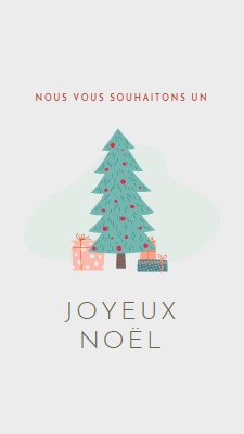 Je vous souhaite un joyeux Noël pink whimsical-color-block