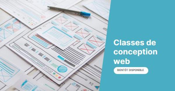 Classes de conception web blue modern-simple