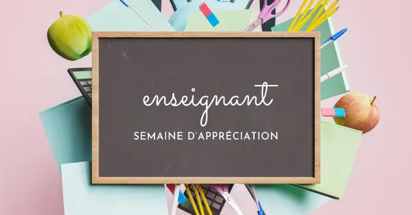 L’appréciation des enseignants pink modern-simple
